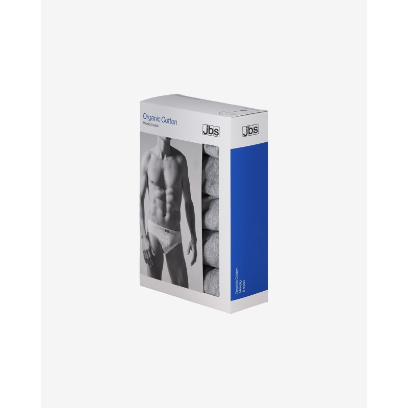 JBS 5-Pack Mini Trusser Økologisk Bomuld  - Hvid