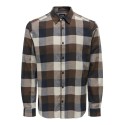 ONLY & SONS Gudmund L/S Ternet Skjorte - Hot Fudge