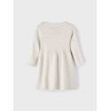 NAME IT Osolli Langærmet Knit Kjole - Peyote Melange