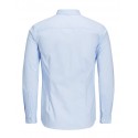 JACK & JONES Langærmet Stretch Skjorte Super Slim - Cashmere Blue