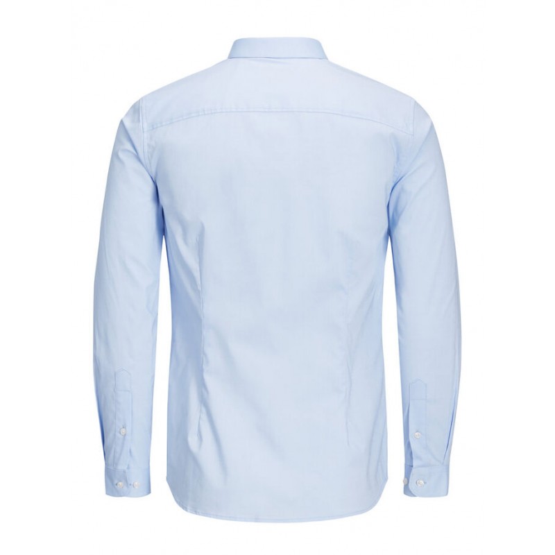 JACK & JONES Langærmet Stretch Skjorte Super Slim - Cashmere Blue