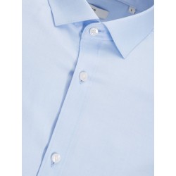 JACK & JONES Langærmet Stretch Skjorte Super Slim - Cashmere Blue