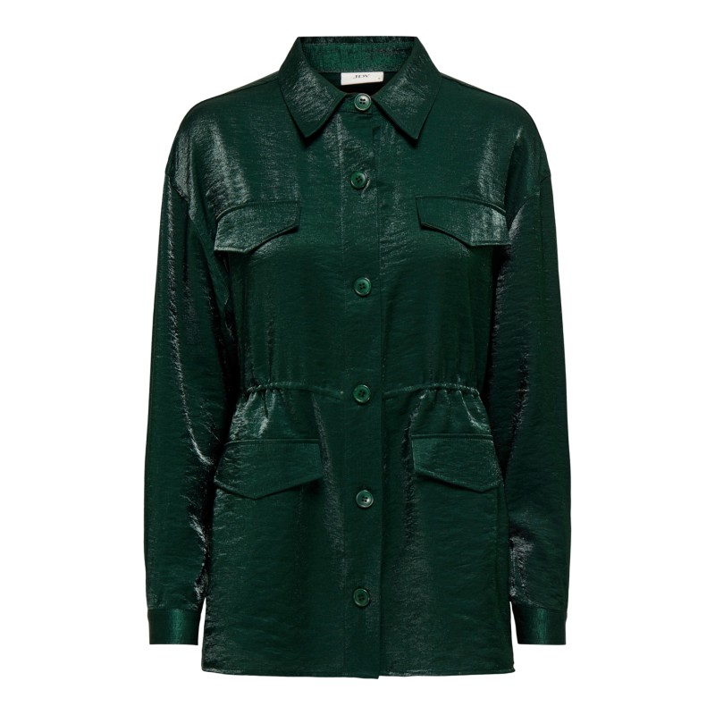 JDY Arya Langærmet Ruch Detail Shirt Pnt - Scarab