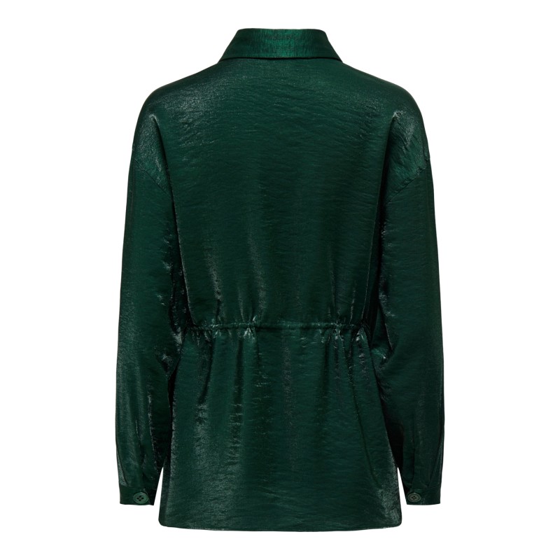 JDY Arya Langærmet Ruch Detail Shirt Pnt - Scarab