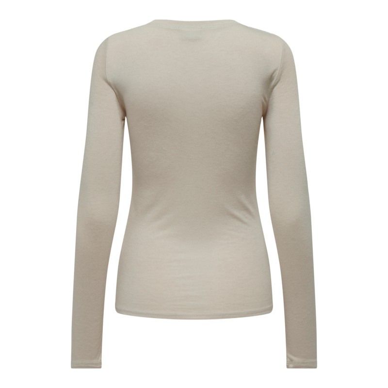 JDY Suma Wool Langærmet O Neck Top Jrs Atk - Hvidcap Gray