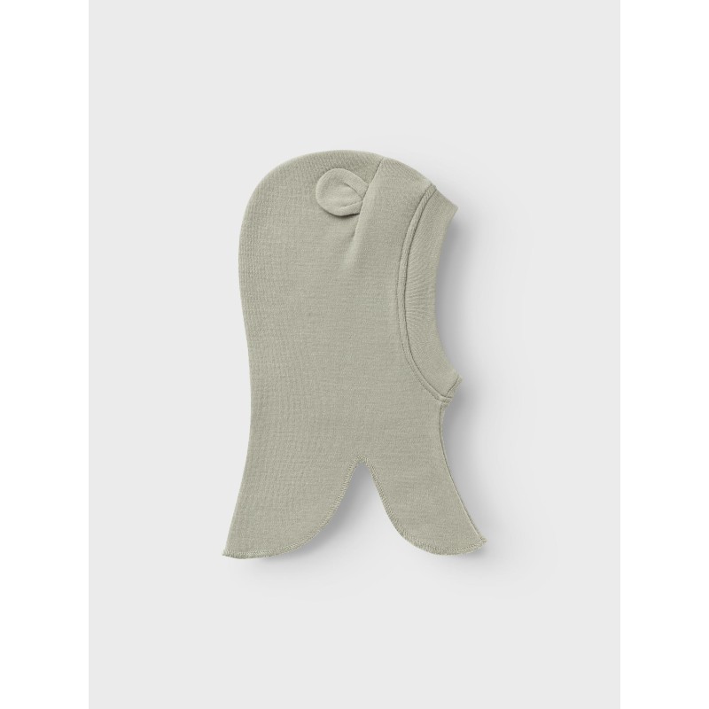 NAME IT Baby Willit Uld Elefanthue M. Øreflapper - Vetiver