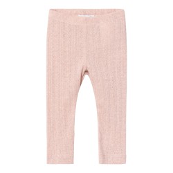 NAME IT Baby Ohusa Glimmer Leggings - Rose Smoke