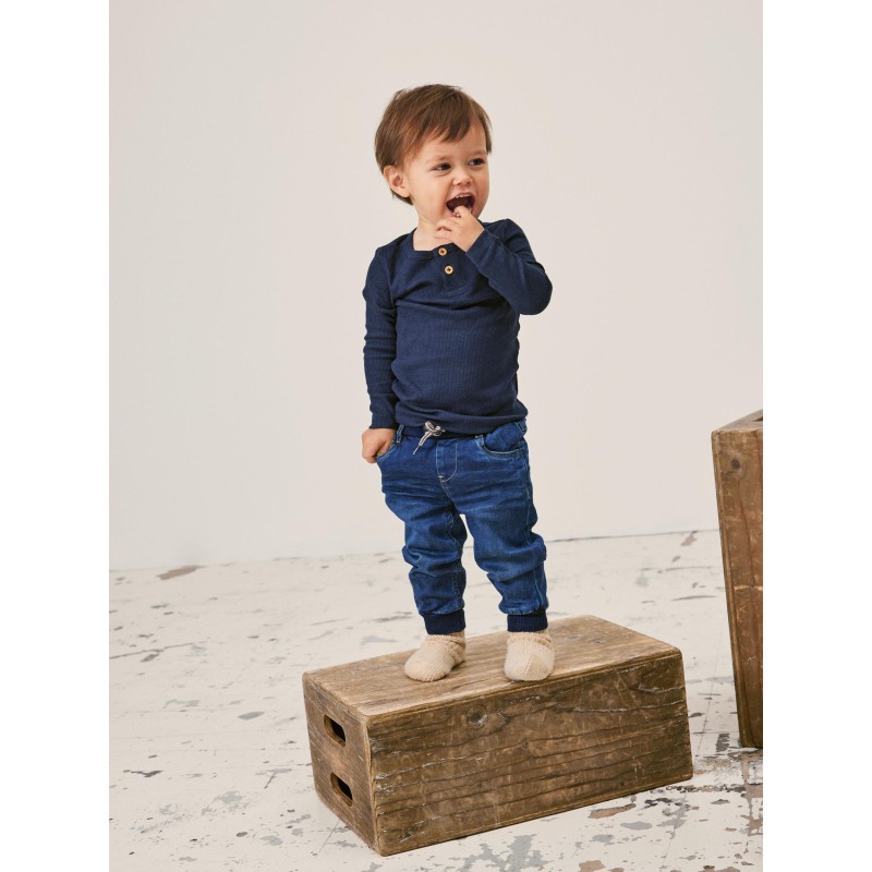 NAME IT MINI Kab Bluse - Dark Sapphire