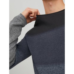 JACK & JONES Strik Crew Hals - Navy Blazer