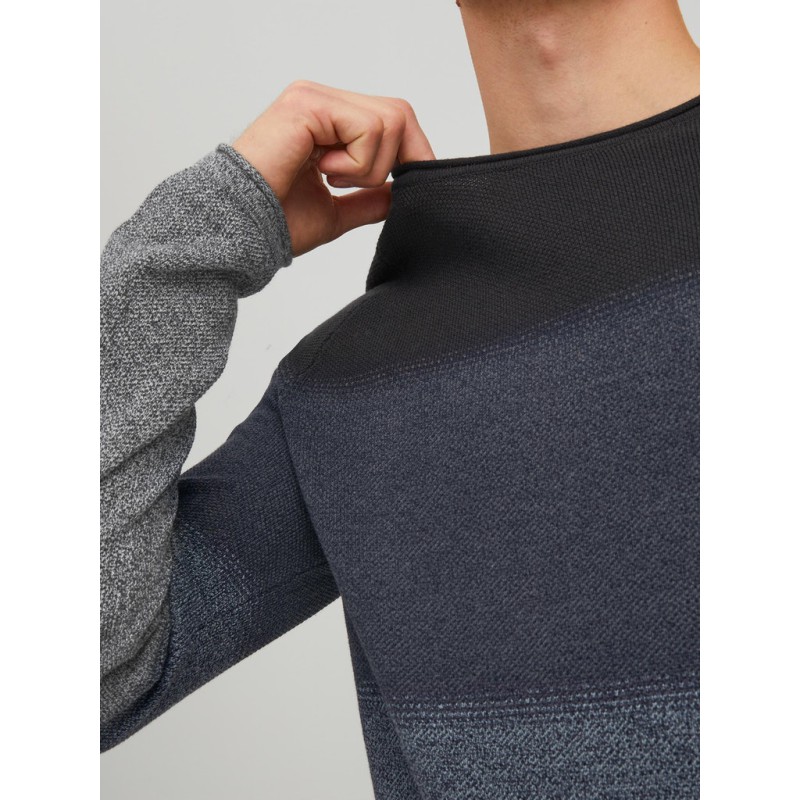 JACK & JONES Strik Crew Hals - Navy Blazer