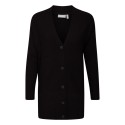 FRANSA Strik Cardigan Med Knapper - Sort