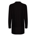 FRANSA Strik Cardigan Med Knapper - Sort