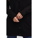 FRANSA Strik Cardigan Med Knapper - Sort
