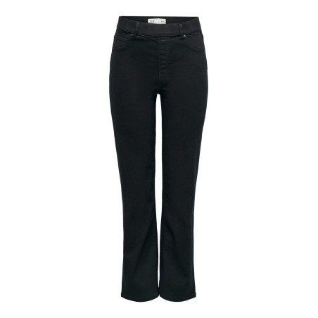 JDY Brooklyn Højtaljede Straight Jeans Pnt - Sort