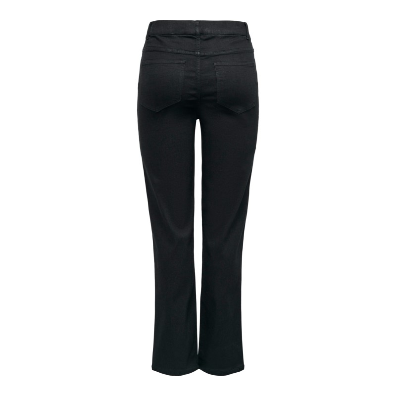 JDY Brooklyn Højtaljede Straight Jeans Pnt - Sort