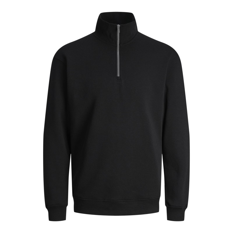 JACK & JONES Bradley Sweatshirt Half Zip - Sort