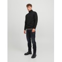 JACK & JONES Bradley Sweatshirt Half Zip - Sort