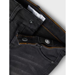 NAME IT Salli Slim Fleece Jeans 6236-An P - Sort Denim