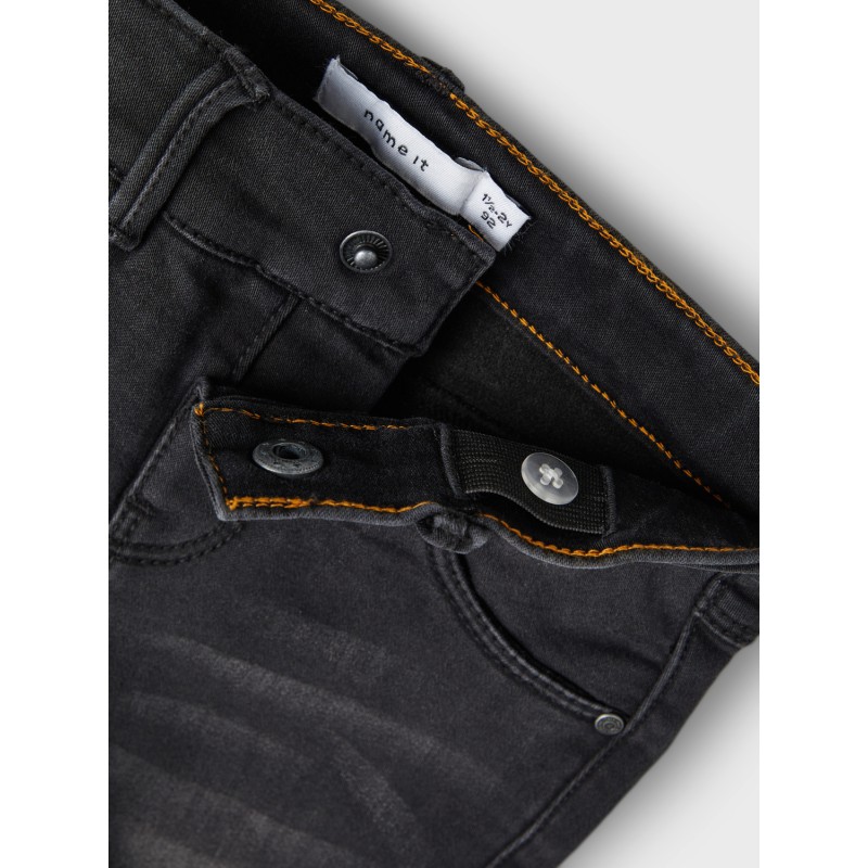 NAME IT Salli Slim Fleece Jeans 6236-An P - Sort Denim