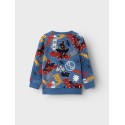NAME IT Octas Spiderman Sweat Bru Mar - Bijou Blue