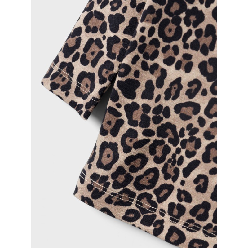 NAME IT Sys Xsl Langærmet Top - Oxford Tan