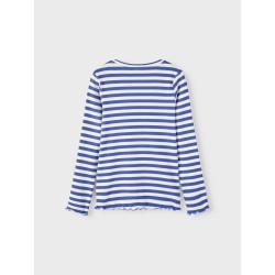 NAME IT Nkfotribe Langærmet Slim Top - Dazzling Blue