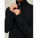 JACK & JONES Perfect Half Zip Strik - Sort
