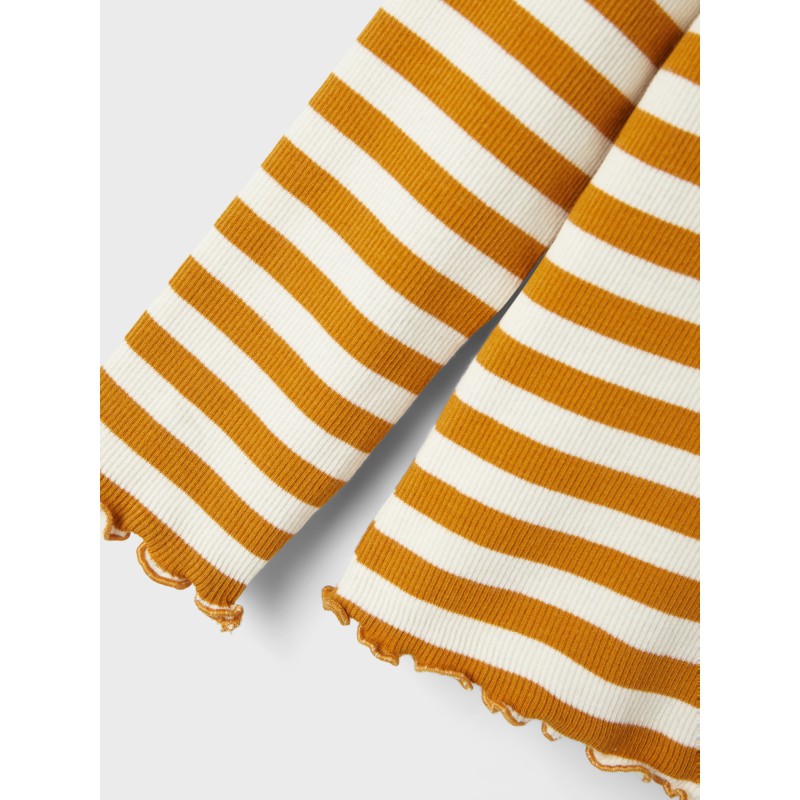 NAME IT Nkfotribe Langærmet Slim Top - Inca Gold