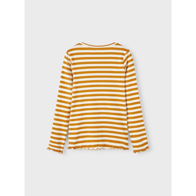 NAME IT Nkfotribe Langærmet Slim Top - Inca Gold