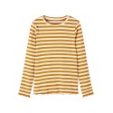 NAME IT Otribe Langærmet Slim Bluse - Inca Gold
