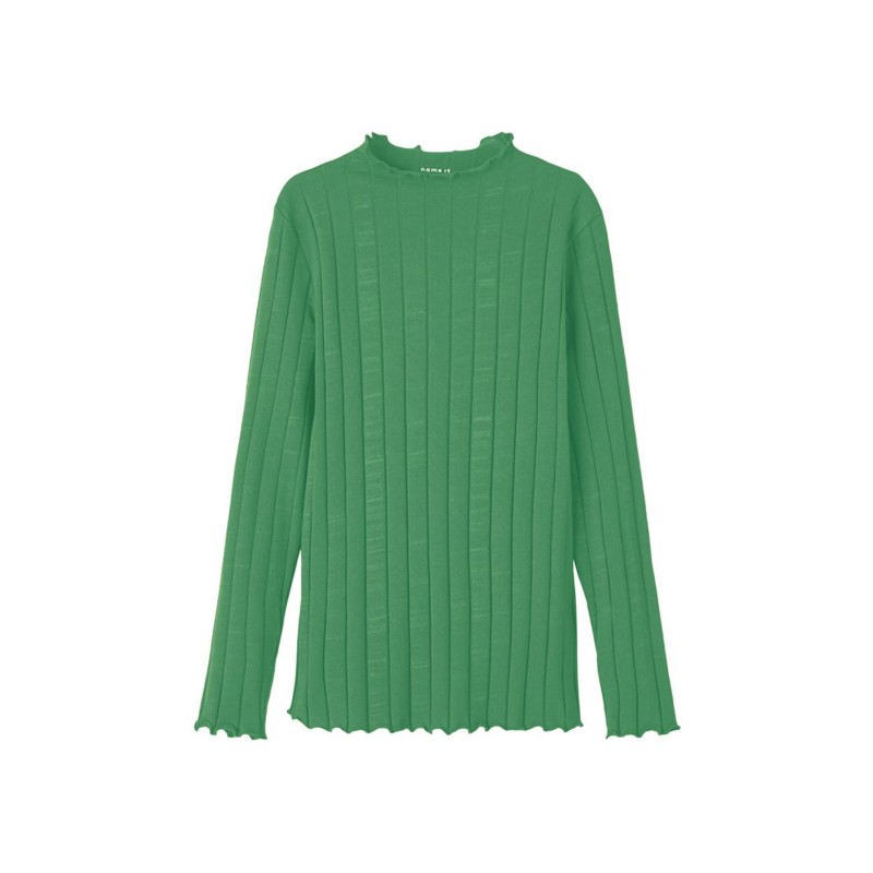 NAME IT Kids Oline L/S Slim Top - Irish Green