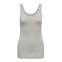 ONLY Luna Uld Tank Top - Light Grey Melange