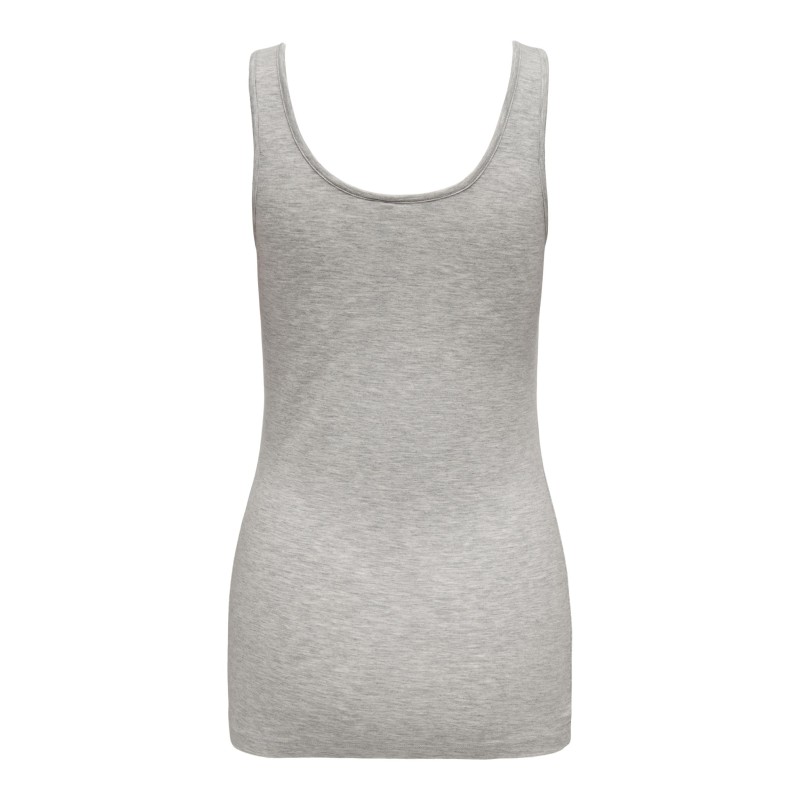 ONLY Luna Uld Tank Top - Light Grey Melange