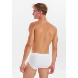 JBS Klassisk Bomuld Briefs Underbuks Med Gylp - Hvid