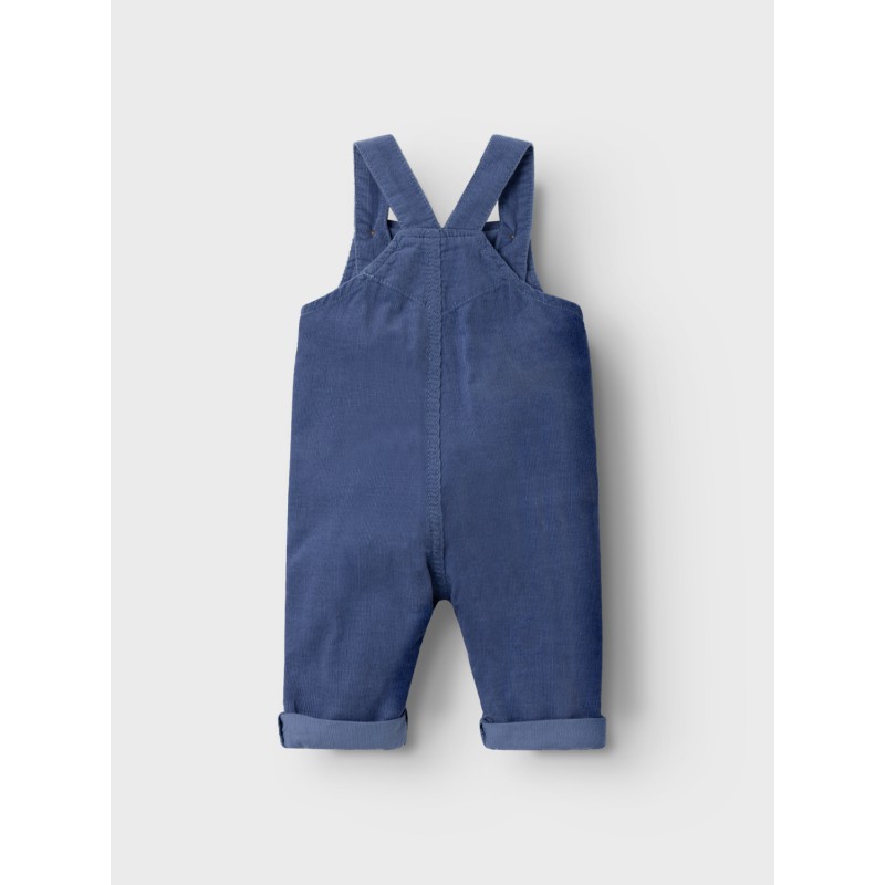 NAME IT Ben Baggy Cord Overall 7102-Vi S - Bijou Blue