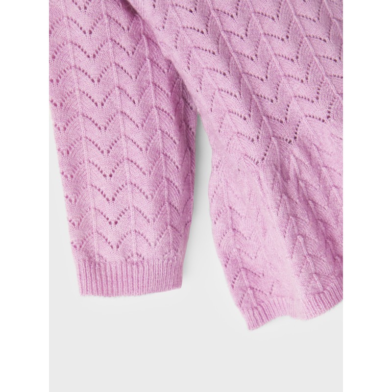 NAME IT Remille Langærmet Knit Card - Lavender Mist