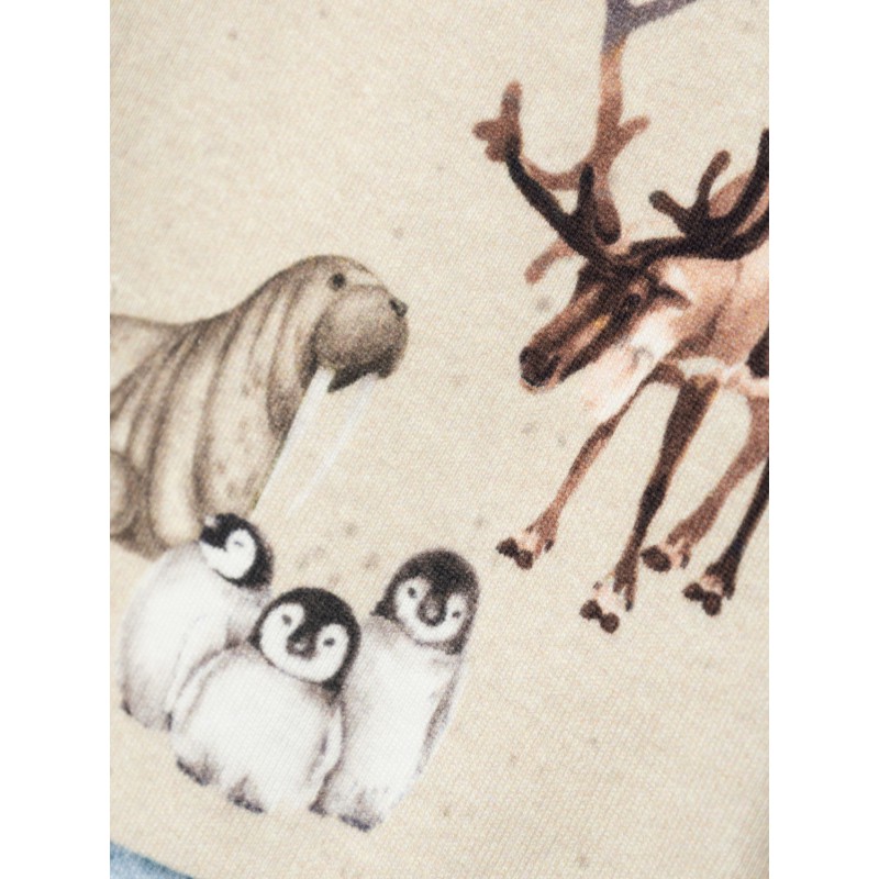 NAME IT Sewan Langærmet Body - Peyote Melange