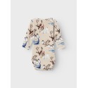 NAME IT Sewan Langærmet Body - Peyote Melange