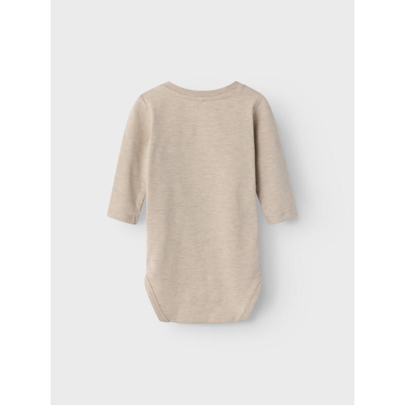 NAME IT Oskar Batman Langærmet Body Wab - Peyote Melange