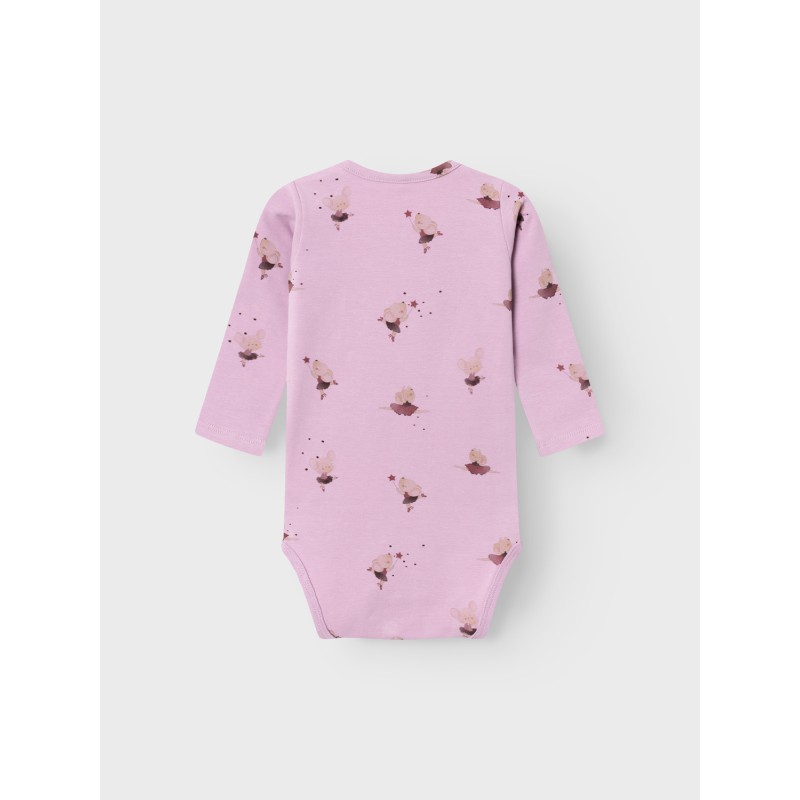 NAME IT Ryraja Langærmet Body - Lavender Mist