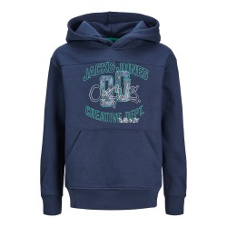 JACK & JONES JUNIOR Jortribeca Sweat Hood Os Junior - Navy Blazer