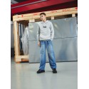 LMTD Semb Langærmet Bru Sweat W. Hood - Light Grey Melange