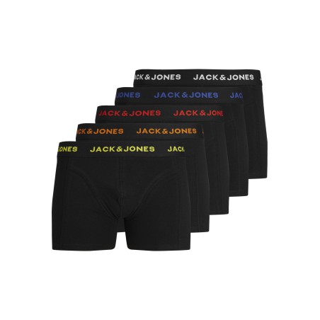JACK & JONES Junior Black Friday Boxershorts 5-pak - Sort
