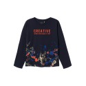 NAME IT Kids Niksen L/S top - India Ink