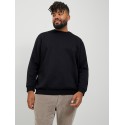 JACK & JONES Plus Bradley Sweatshirt - Sort