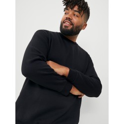 JACK & JONES Plus Bradley Sweatshirt - Sort