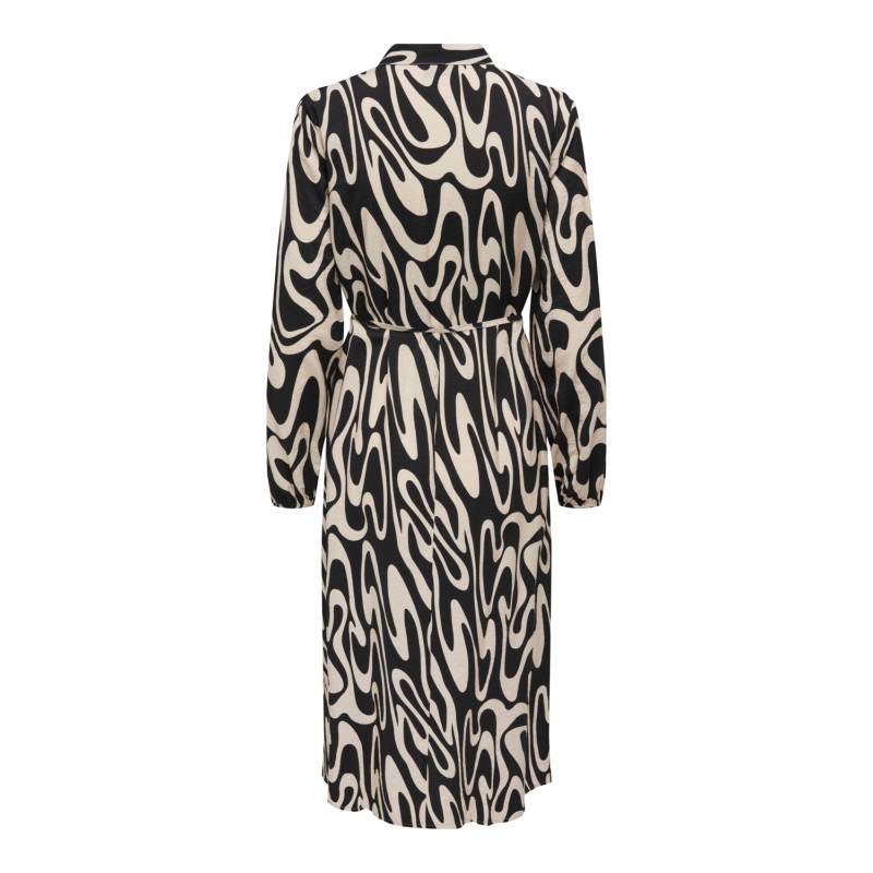 JDY Camille Langærmet Shirt Kjole Vævet - Sort