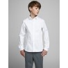 JACK & JONES Junior Slim Fit Skjorte Med Stretch -  Hvid