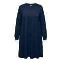 ONLY CARMAKOMA Caia Langærmet A-Shape Kjole Jrs - Dress Blues