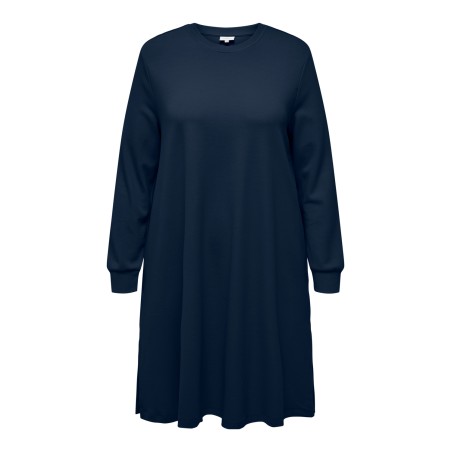 ONLY CARMAKOMA Caia Langærmet A-Shape Kjole Jrs - Dress Blues
